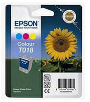  (Cyan/Magenta/Yellow) T018 3 Colour Ink Cartridge