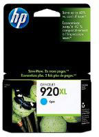 No. 920XL Cyan Officejet Ink Cartridge (Yield 700 Pages)