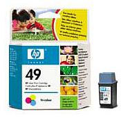 No.49 Large Tri-Colour Ink Cartridge (22.8ml)