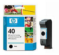 HP No.40 Black InkJet Cartridge (42ml)