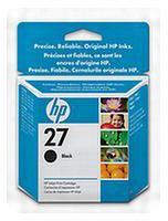 HP No.27 Black Ink Cartridge (10ml)