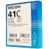 Ricoh 405762 Cyan GC41C Gel Toner Cartridge  (2200 pages) Thumbnail
