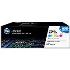 HP CNHPCF372AM 304A Tri-Pack Toner Cartridges CMY (2,800 Pages) Thumbnail