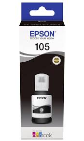 Epson 105 Ink Bottles Pigment Black 140ml