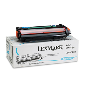Lexmark 10E0040 Cyan Toner Cartridge (10,000 pages)