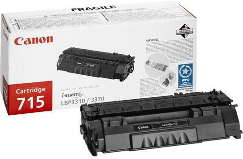 Canon C715 LBP 3310 Black 715 Toner Cartridge (3,000 Pages)