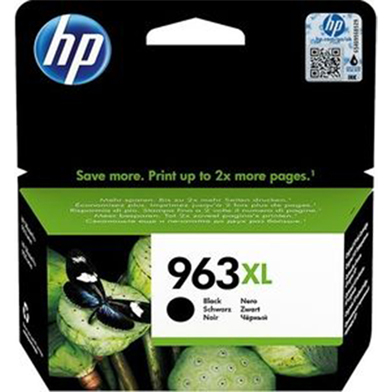 HP 3JA30AE 963XL High Capacity Black Ink Cartridge (2,000 Pages)
