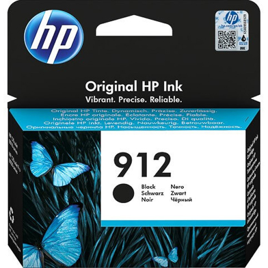 HP 912 Black Ink Cartridge (300 Pages)