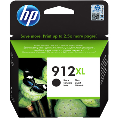 HP CNHP3YL84AE 912XL High Capacity Black Ink Cartridge (825 Pages)