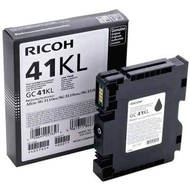 Ricoh 405765 Black GC41KL Gel Toner Cartridge (510 pages)