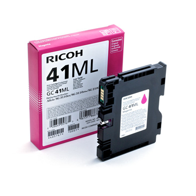 Ricoh 405767 Magenta GC41ML Gel Toner Cartridge (400 pages)