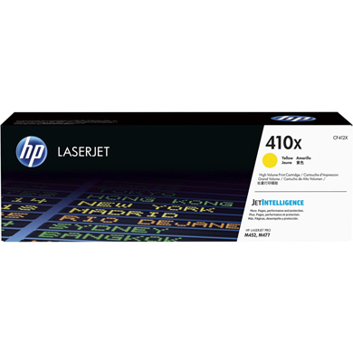 HP CNHPCF412X 412X Yellow Toner Cartridge (5000 Pages)