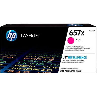 HP CF473X 657X Magenta High Yield Original LaserJet Toner Cartridge (23,000 Pages)