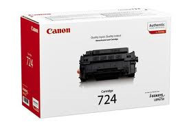 CANON 724 BLACK  Laser Toner Cartridge (6,000 Pages) 