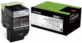 LEXMARK 808K CX310 / CX410 / CX510 Black Return Program Toner Cartridge (1000 pgs)