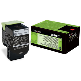 Lexmark 80C8HKE 802HKE Black High Capacity Toner Cartridge (4,000 pages)