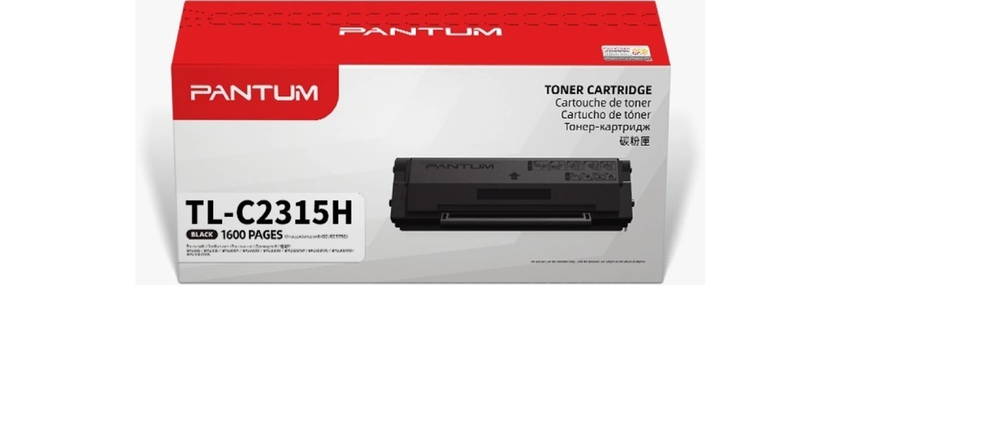 Pantum Tlc2315  Black Toner Cartridge (1,600 Pages)