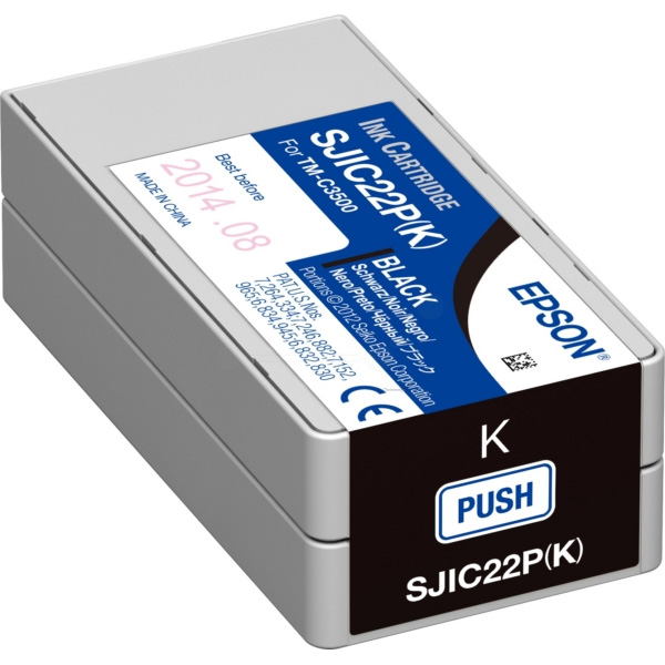 Epson SJIC22P-B TM-C3500 Black Ink Cartridge