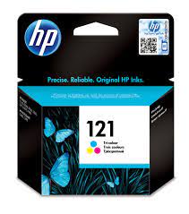 HP CNHPCC643HE No. 121 Tri-colour Ink Cartridge with Vivera Inks