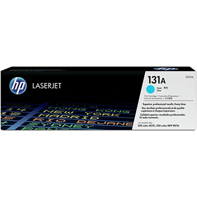 HP CF211A 131A Cyan Toner Cartridge (1,800 pages)