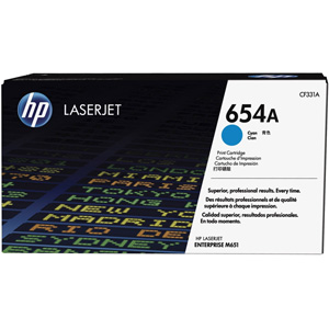 HP CF331A 654A Cyan Toner Cartridge (15,000 pages)