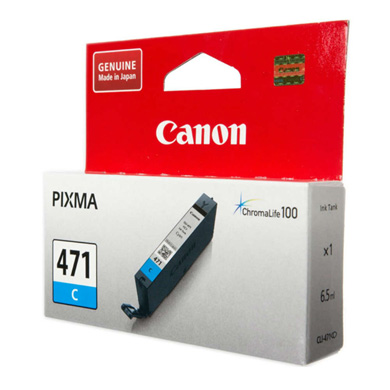 Canon CCLI471C CLI-471C Cyan Ink Cartridge (304 Pages)