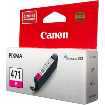 Canon CCLI471M CLI-471M Magenta Ink Cartridge (304 Pages)