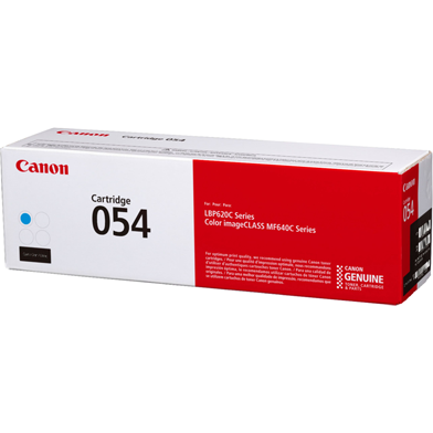 Canon CCRG054C 054 Cyan Toner Cartridge (1,200 Pages)