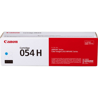 Canon CCRG054HC 054 High Capacity Cyan Toner Cartridge (2,300 Pages)