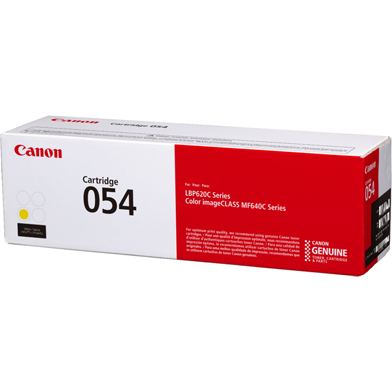 Canon CCRG054Y 054 Yellow Toner Cartridge (1,200 Pages)