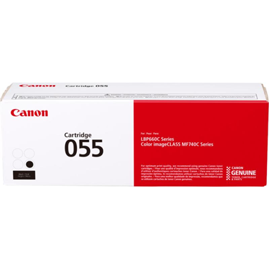 Canon 055 Black Toner Cartridge (2,300 Pages)