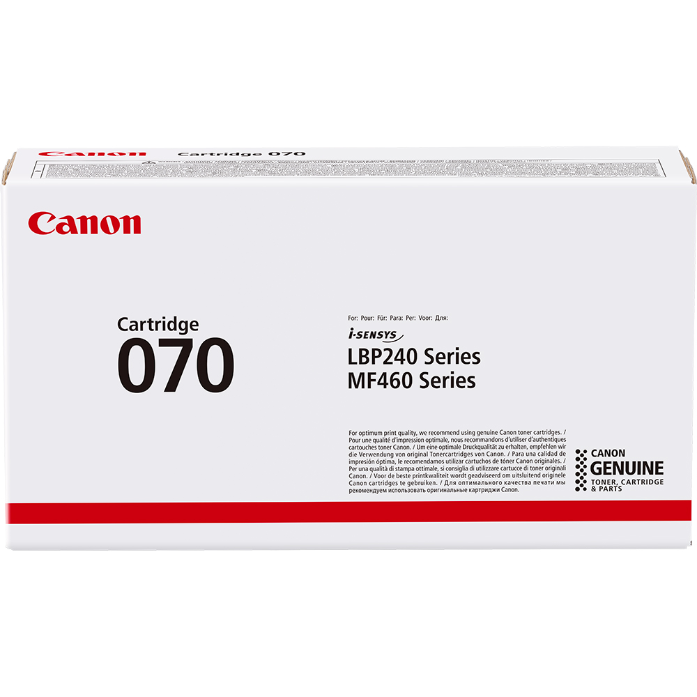 Canon 070 Black Toner Cartridge (3,000 Pages)          