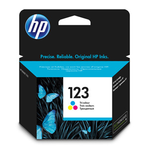 HP 123 Tri-Colour Ink Cartridge 