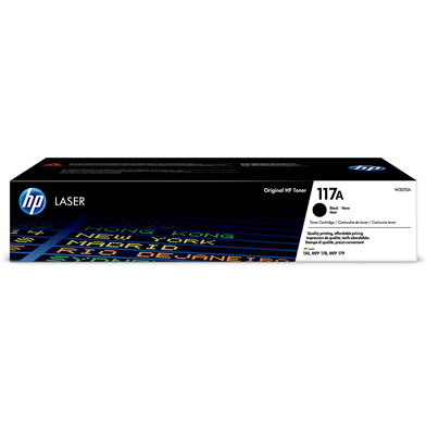 HP 117A Black Toner Cartridge (1,000 Pages)