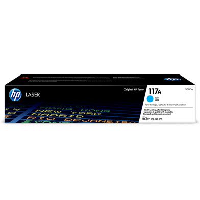 HP CNHPW2071A 117A Cyan Toner Cartridge (700 Pages)