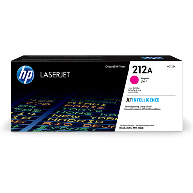 HP W2123A 212A Magenta Original LaserJet Toner Cartridge (4,500 Pages)