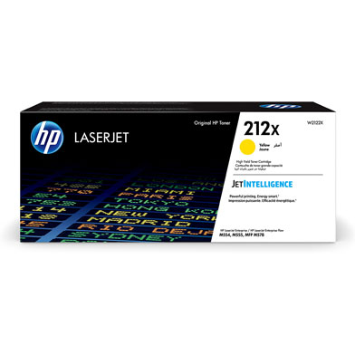 HP CNHPW2122X 212X High Yield Yellow Original LaserJet Toner Cartridge (10,000 Pages)