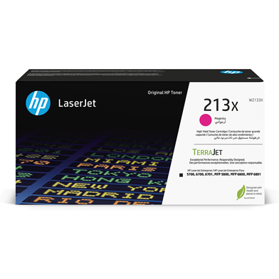 HP W2133X 213X Magenta Toner Cartridge (6,000 Pages)