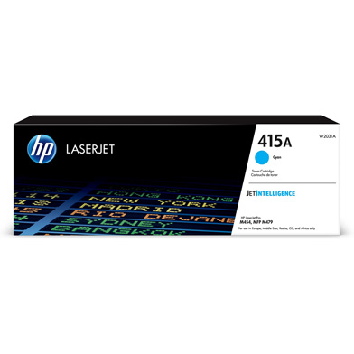 HP  415A Cyan Toner Cartridge (2,100 Pages)