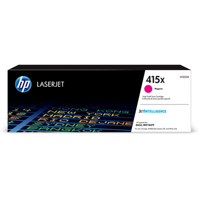 HP  415X Magenta High Yield Toner Cartridge (6,000 Pages)