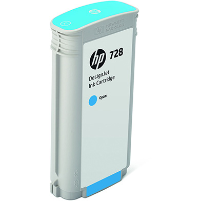 HP HF9J67A 728 Cyan Ink Cartridge (130ml)