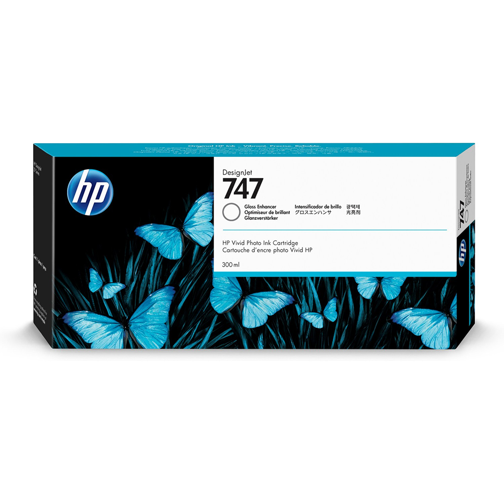 HP 747 Gloss Enhancerdesignjet Ink Cartridge (300ml)