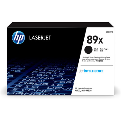 HP CF289X 89X High Yield Black Toner Cartridge (10,000 Pages)