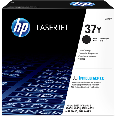 HP CF237Y Genuine  37Y Black Extra High Yield Toner Cartridge (41,000 Pages)