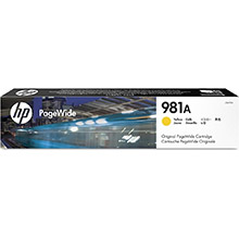 HP J3M70A 981A Yellow Original PageWide Ink Cartridge (6,000 Pages)
