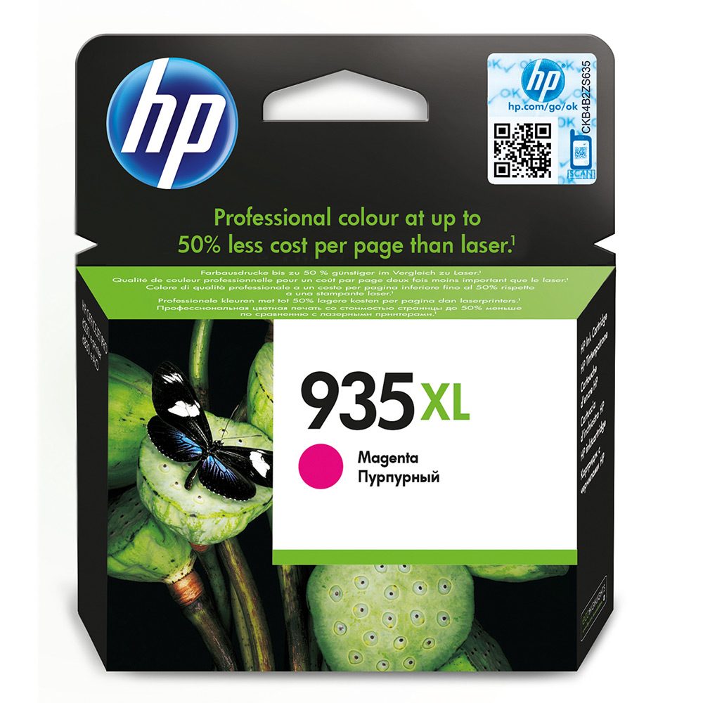 HP C2P25AE 935XL High Cap Magenta Ink Cartridge (825 pages)