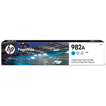HP 982A Cyan Original PageWide Cartridge (8,000 Pages)