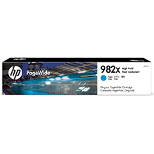 HP CNHPT0B27A 982X High Yield Cyan Original PageWide Cartridge (16,000 Pages)
