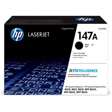 HP 147A Black LaserJet Toner Cartridge (10,500 pages)