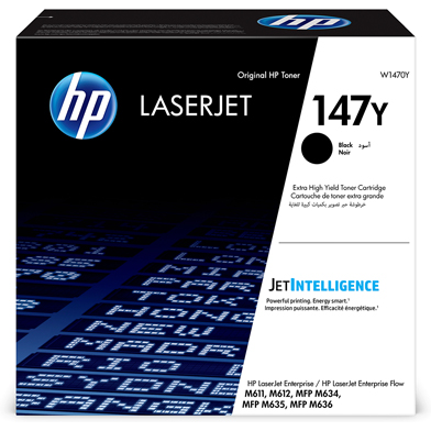 HP W1470Y 147Y Black LaserJet Toner Cartridge (42 000 pages)